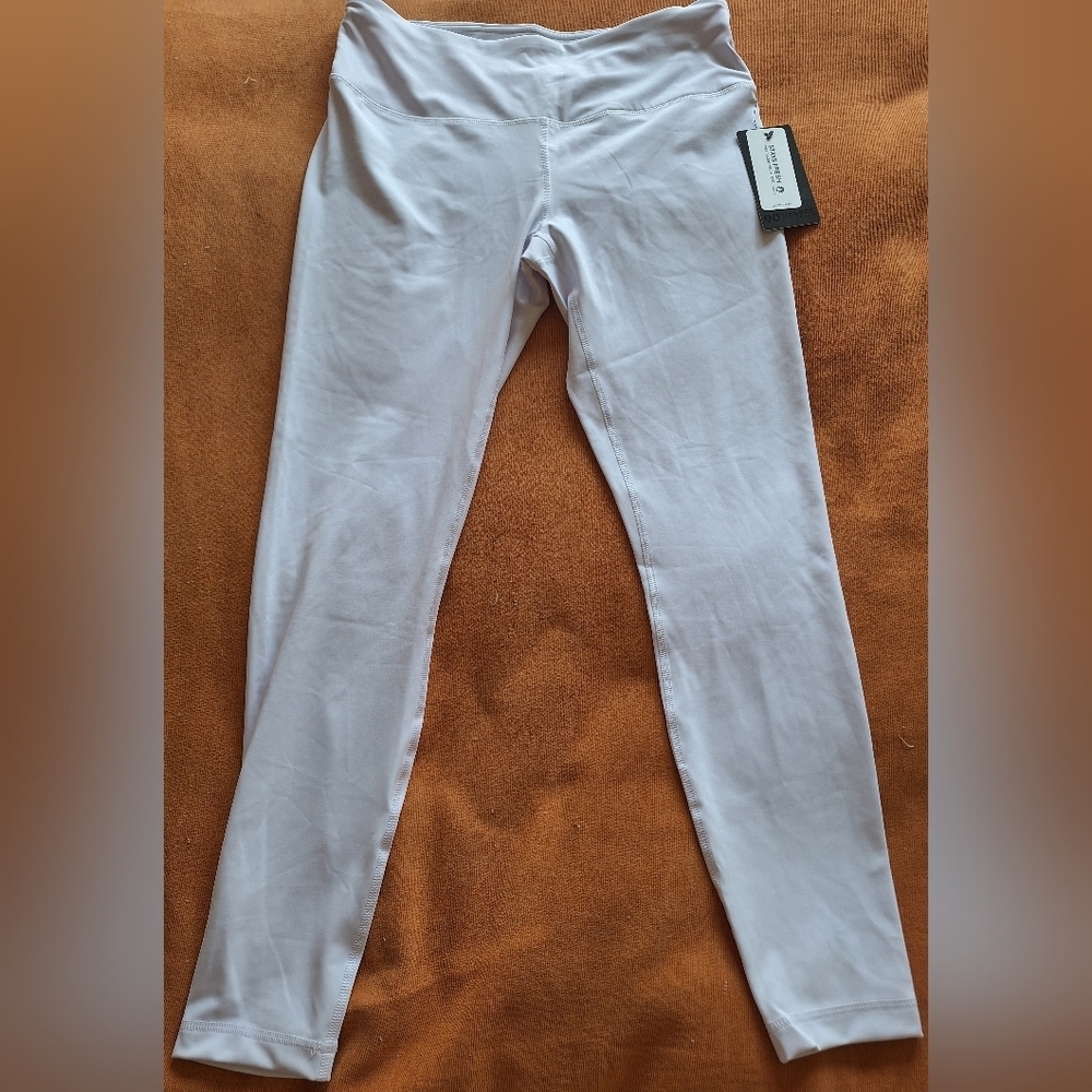 90 Degree By Reflex Womens High Waisted Leggings Gym Yoga Pants XL WHITE NEW